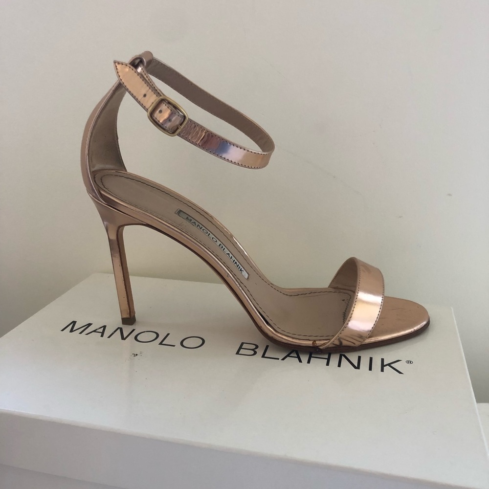 Prada Rose gold sandals